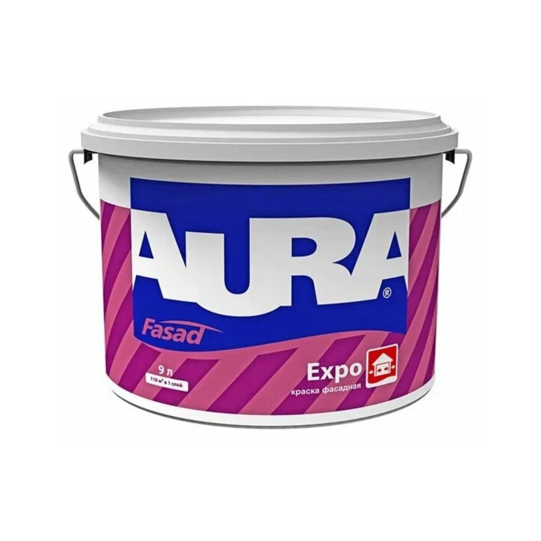 Высокоукрывистая краска для фасадов "AURA Expo 9л"