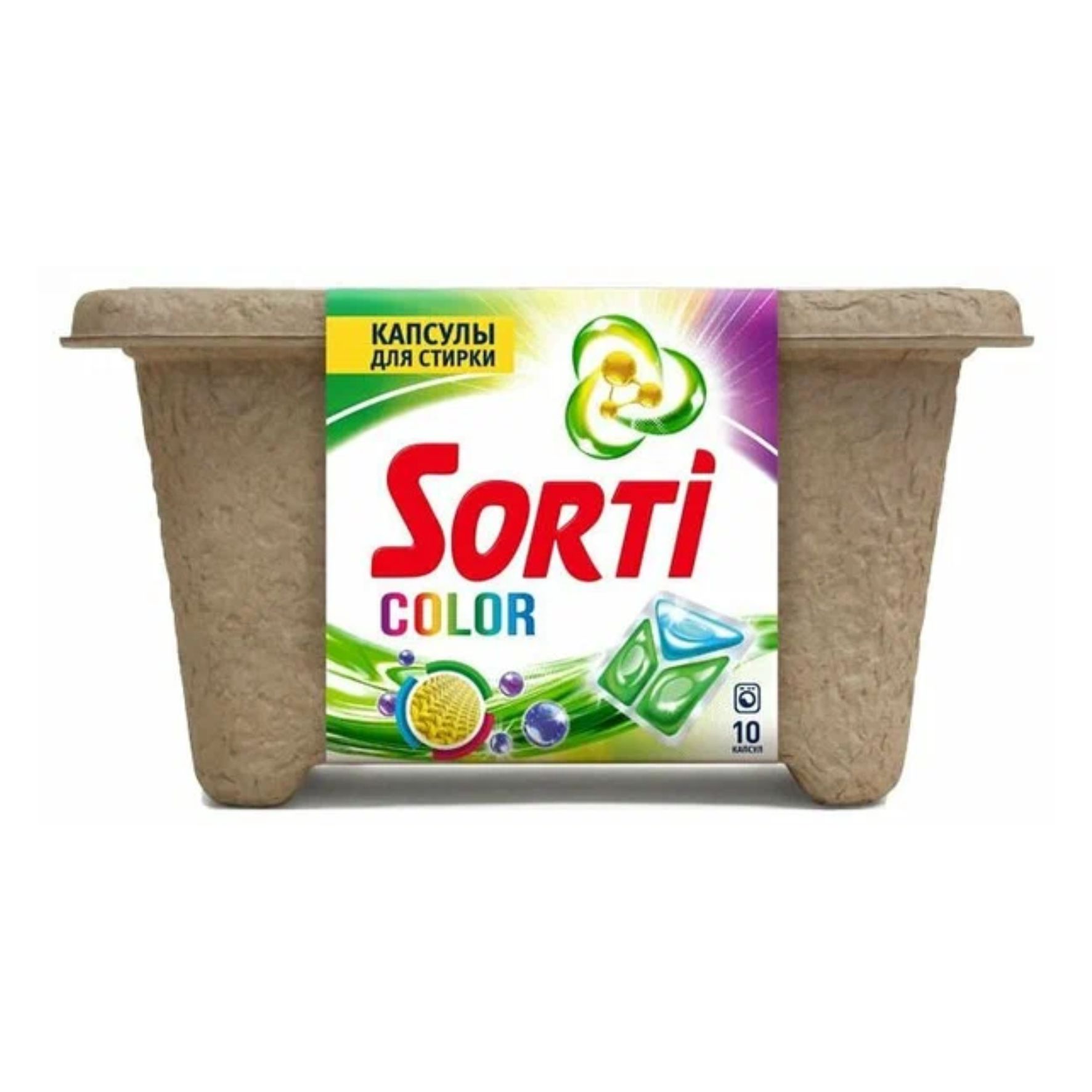 Капсулы для стирки Sorti Color 10 шт. 381-7К