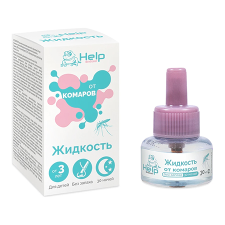 Жидкость от комаров HELP 30 ночей 80500