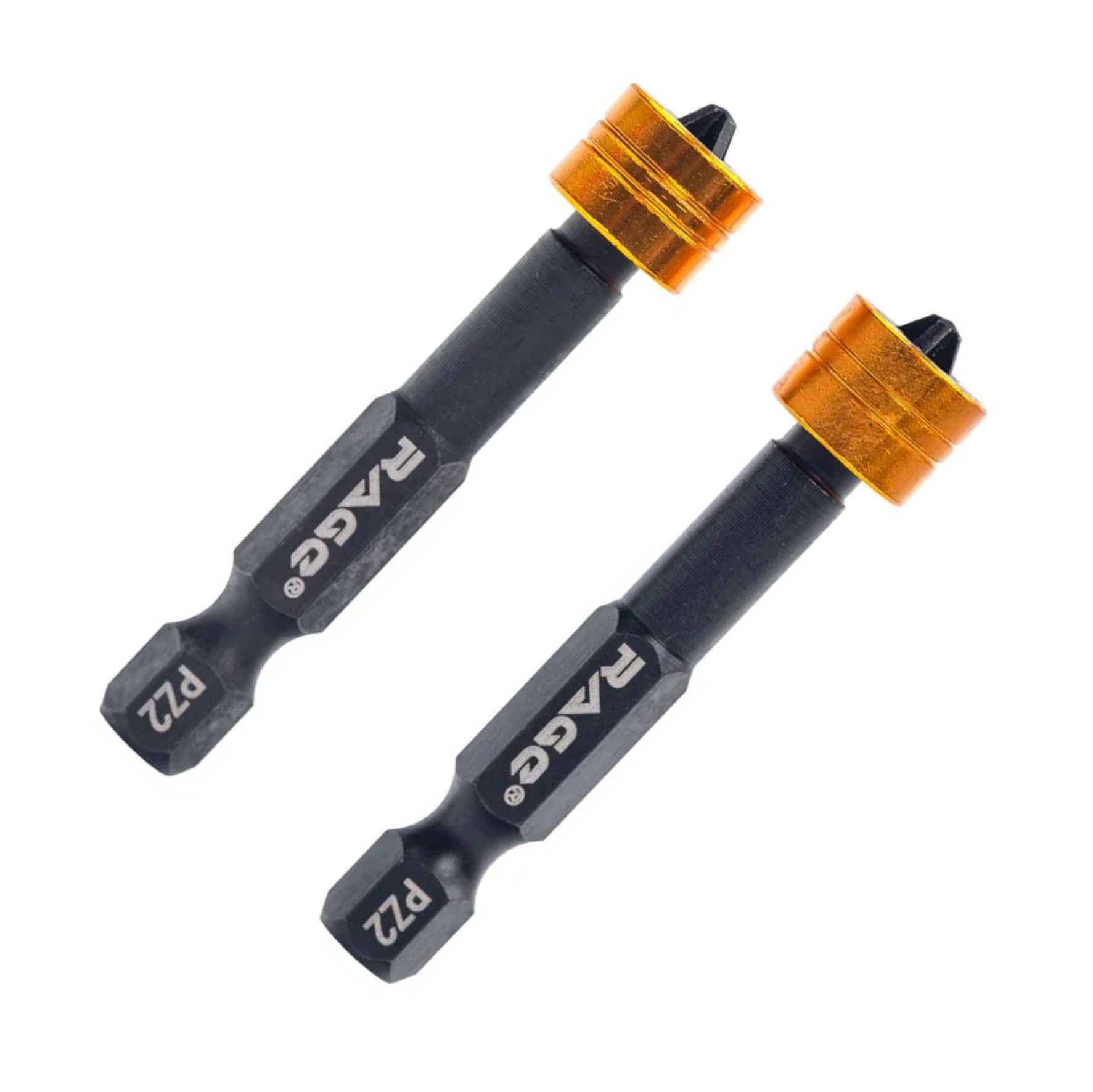 Биты с ограничителем PQtools 3102512 50мм, PZ2, сталь S2, кованые, магнит, уп. 2 шт