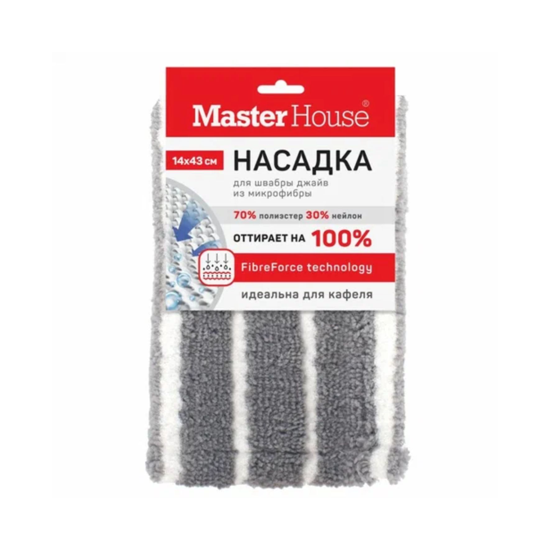 Насадка из микрофибры Master House для швабры Джайв 60308