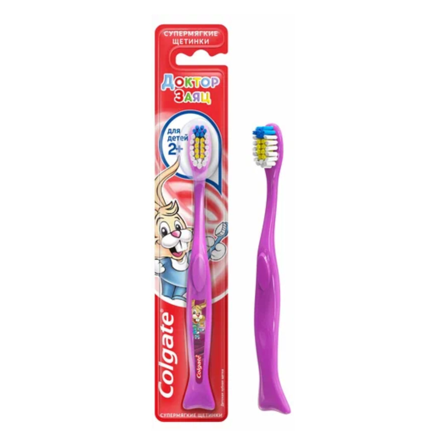 Зубная щетка Colgate Доктор Заяц 2+1