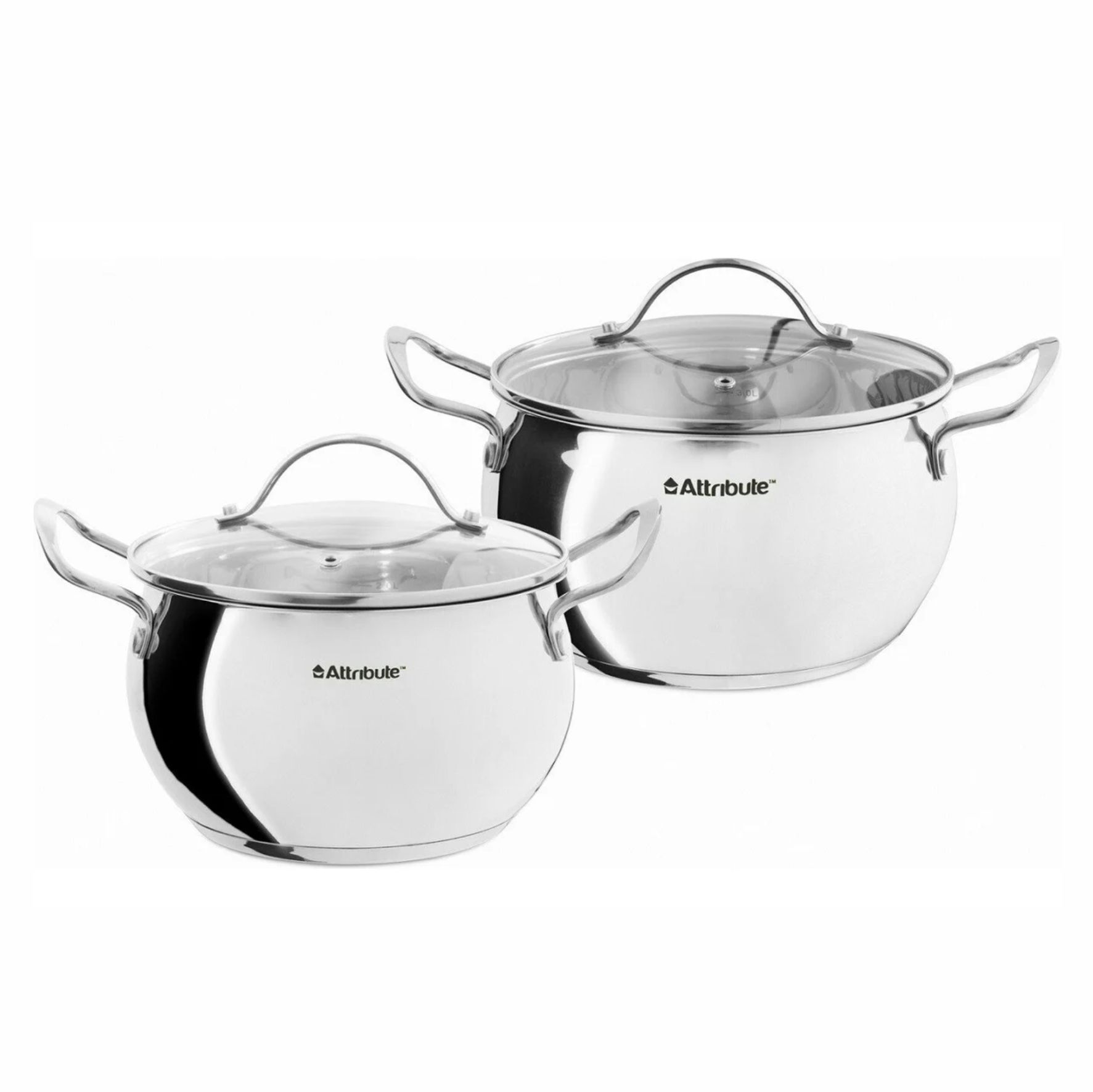 Набор кастрюль OPTIMA 2шт (2,1л+4л)