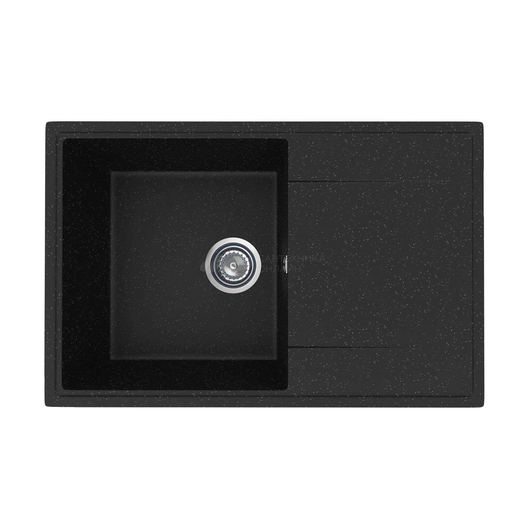 Мойка Practik PR-M-735-004, цвет Черный оникс