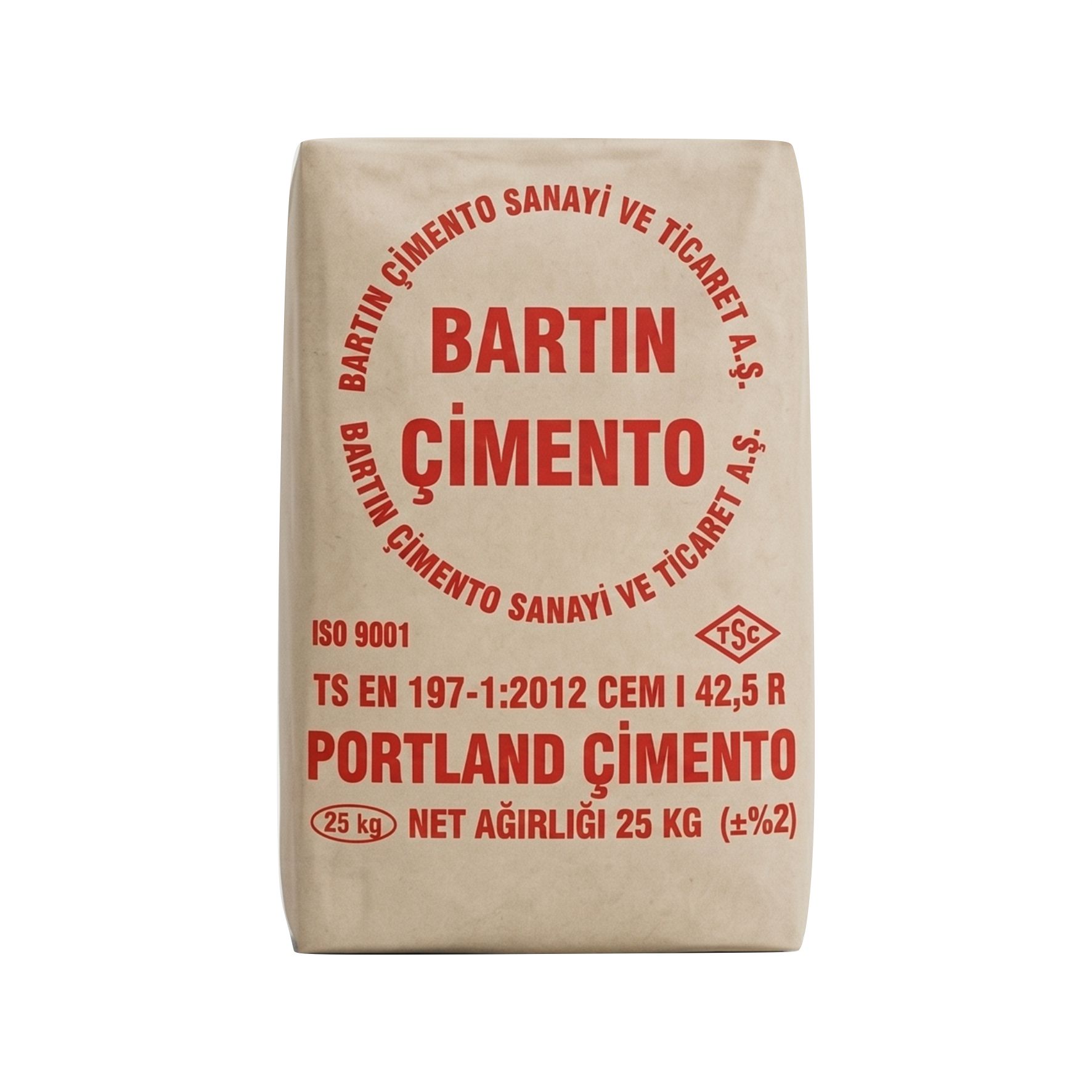 Цемент BARTIN, CIMKO ЦЕМ I - 42,5Н Турция 50кг 1/30