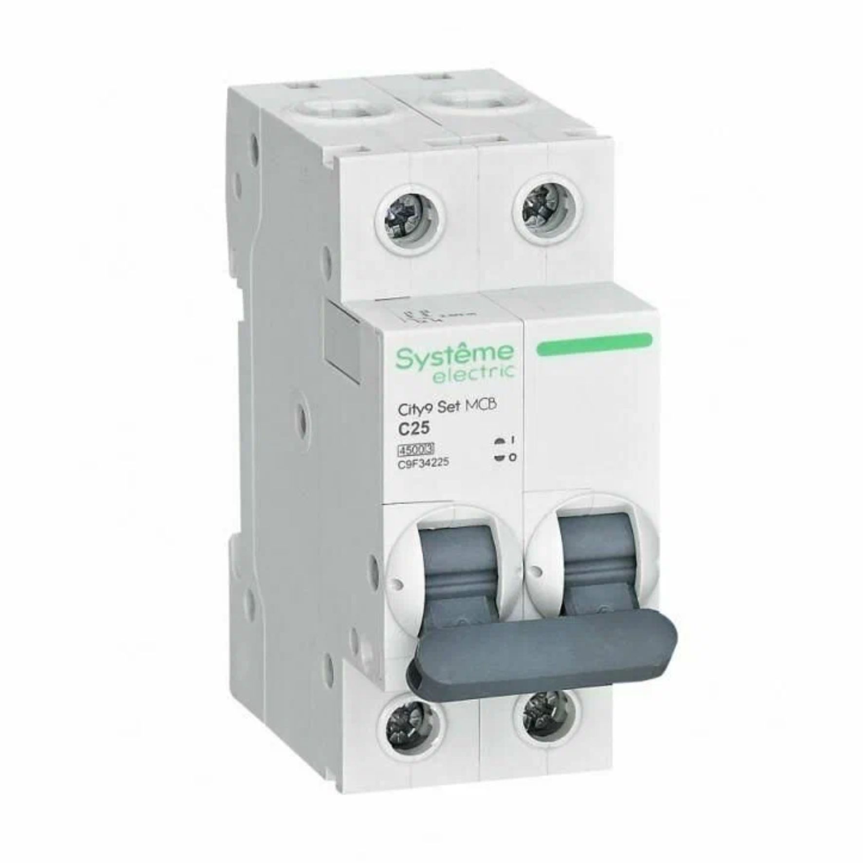 Выключатель автоматический модульный 2п C 25А 4.5кА City9 Set 230В SE C9F34225