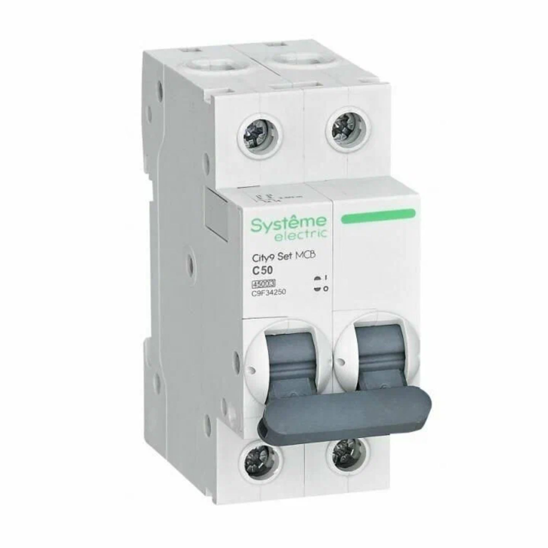 Выключатель автоматический модульный 2п C 50А 4.5кА City9 Set 230В SE C9F34250