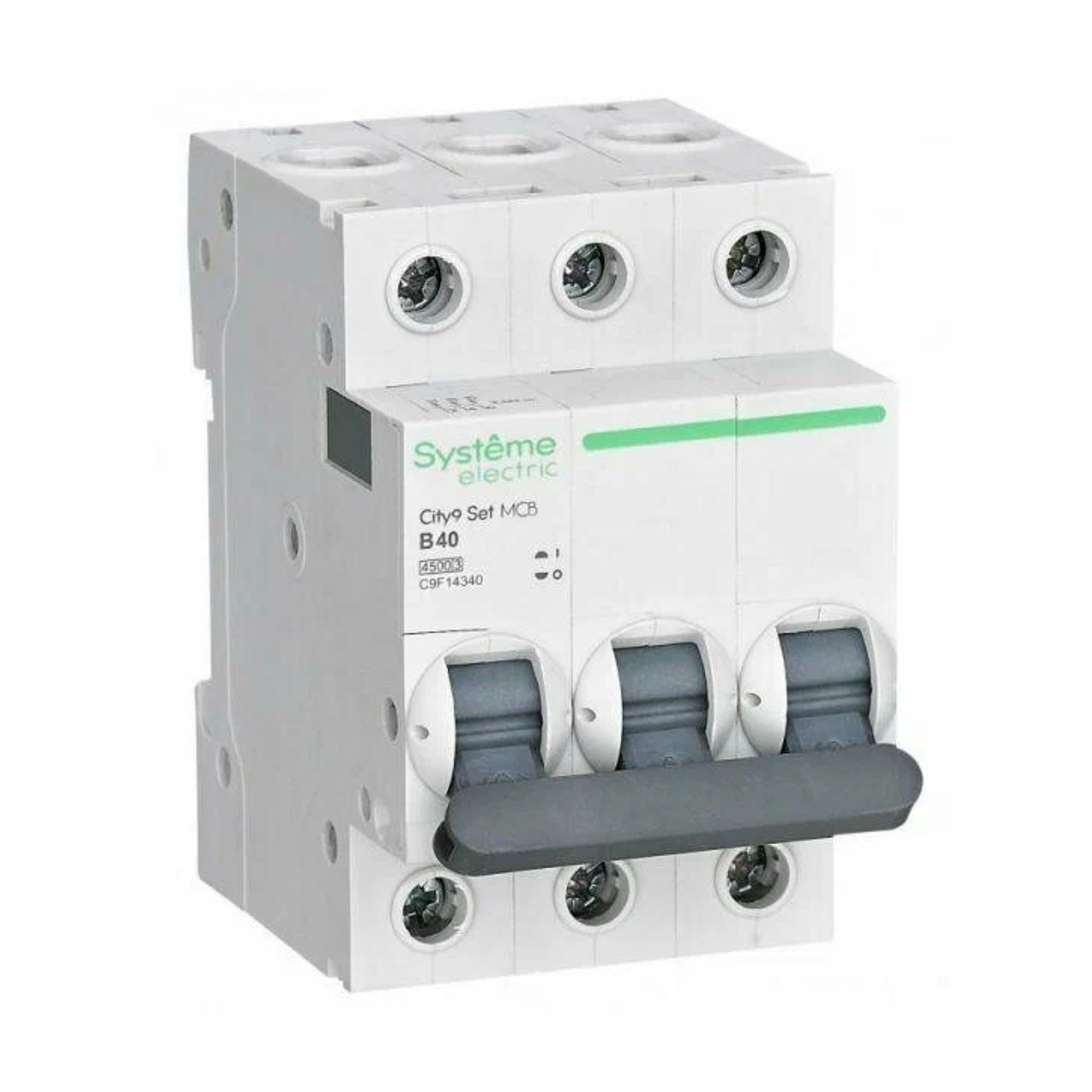 Выключатель автоматический модульный 3п C 40А 4.5кА City9 Set 400В SE C9F34340