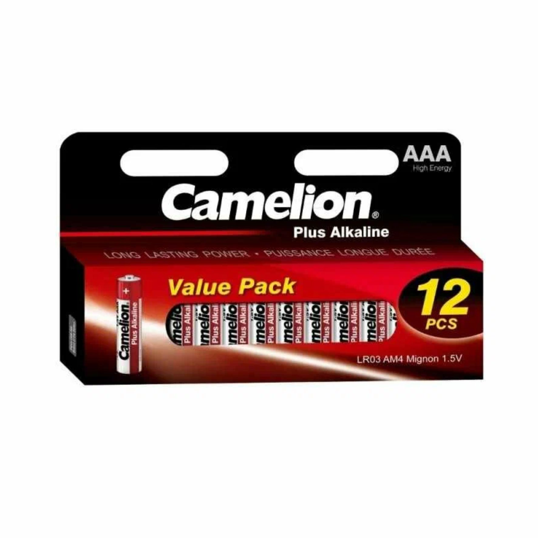 Батарейка «Camelion» Plus Alkaline LR03 BL-12 (LR03-HP12) (12xААА-блистер.96 комп.)/14260/008470