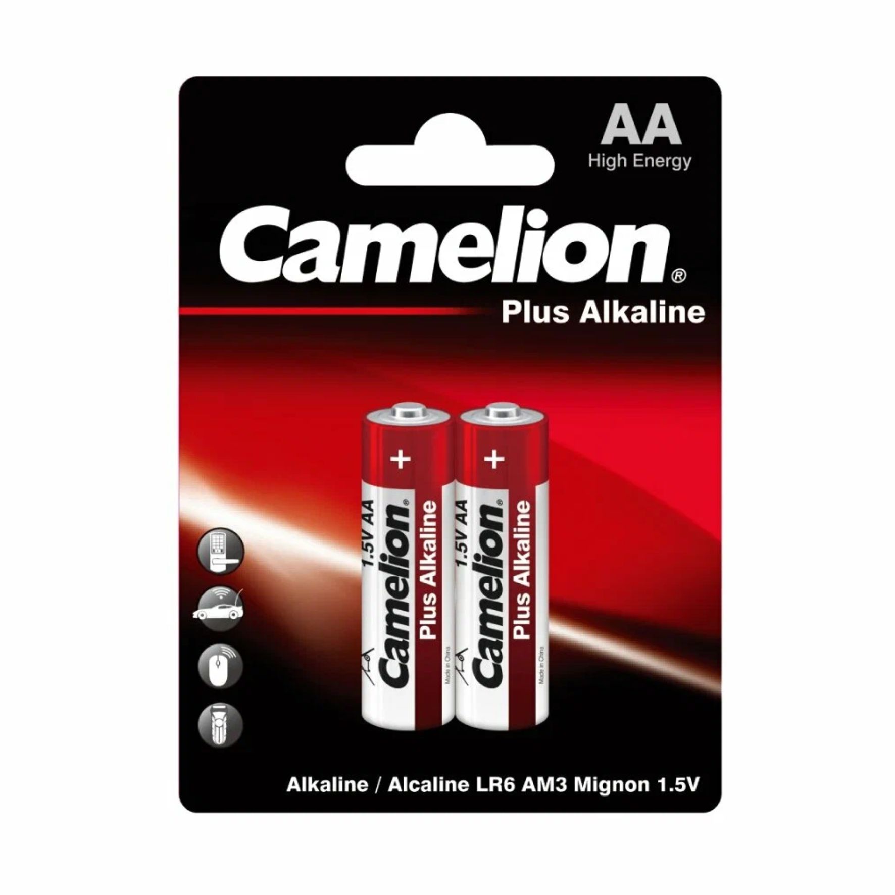 Батарейка «Camelion» Plus Alkaline LR6 BL-12 (LR6-HP12) (12xАА-блистер. 48 комп.) /5818/001927