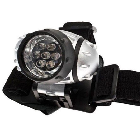 Фонарь H7LED 7хLED 3хAAA(R03) налобный Космос KOC-H7-LED RS