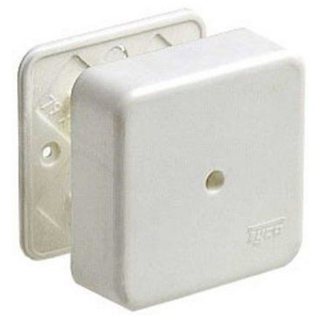Коробка КМ41212-01 распаячная для о/п 75х75х20 мм белая (6 клемм 6мм2) IEK ЭЛК