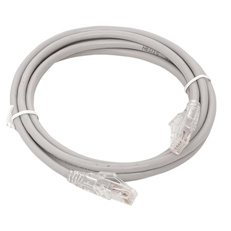 Патч-корд кат.5e (1Гбит/с) неэкранированный UTP оболочка PVC сер. (5м) TERACOM TRC-5EUTP-PVC-5M- RS
