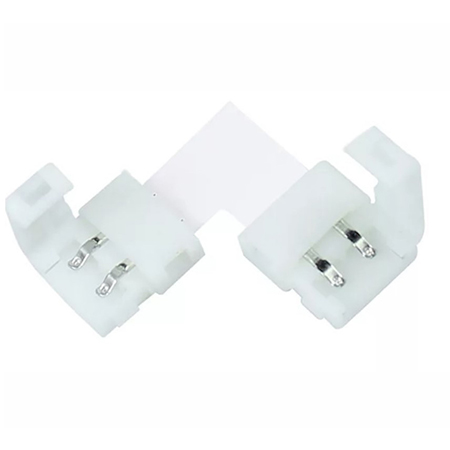 Коннектор L-образный для с/д ленты 12В RGB IP20 (10шт/упак) (1/100)