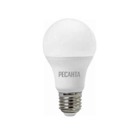 Лампа светодиодная LL-R-A80-20W-230-6K-E27 (груша, 20Вт, холод., Е27) Ресанта