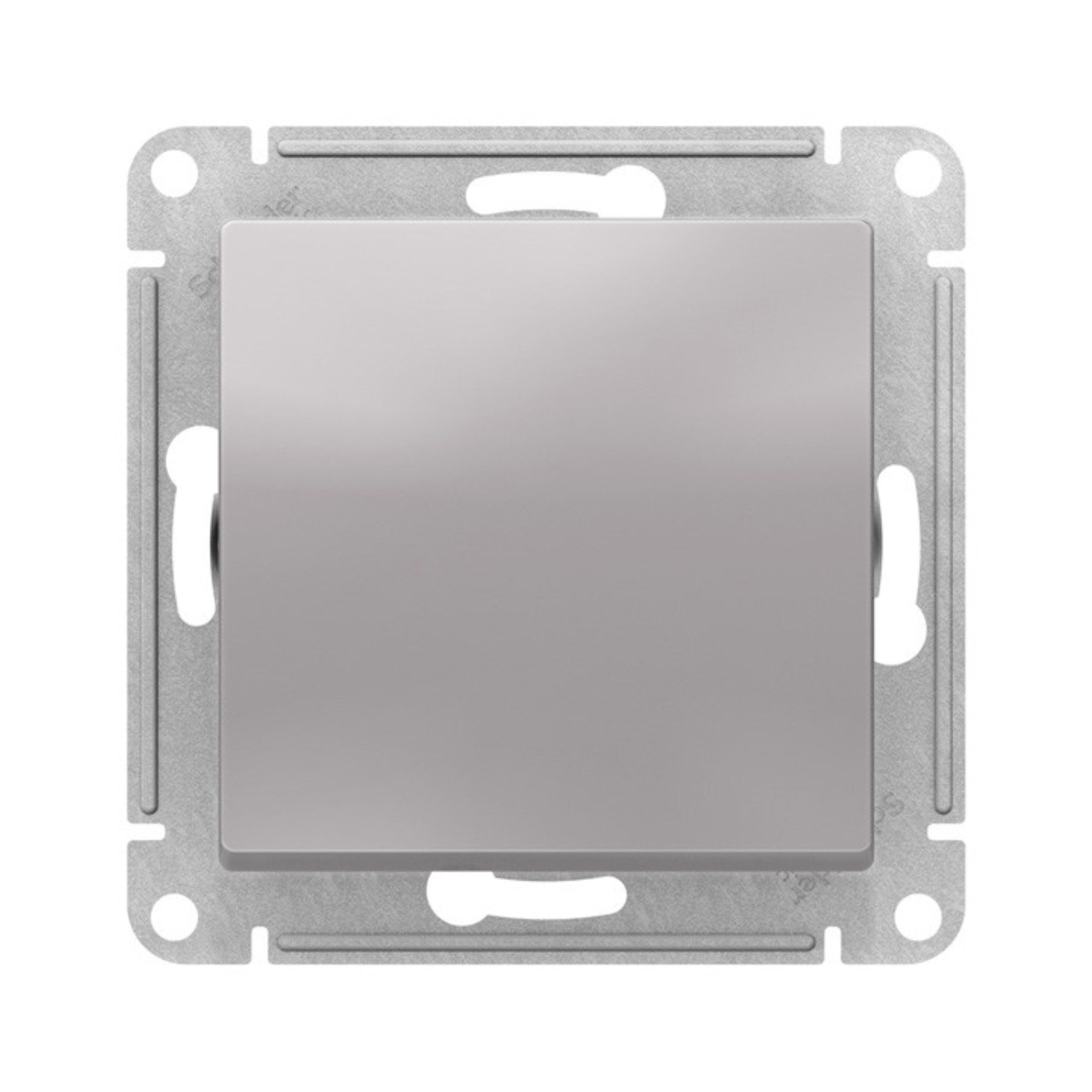 Переключатель проходной 1-кл. СП AtlasDesign 10А IP20 (сх. 6) 10AX механизм алюм. SE ATN000361