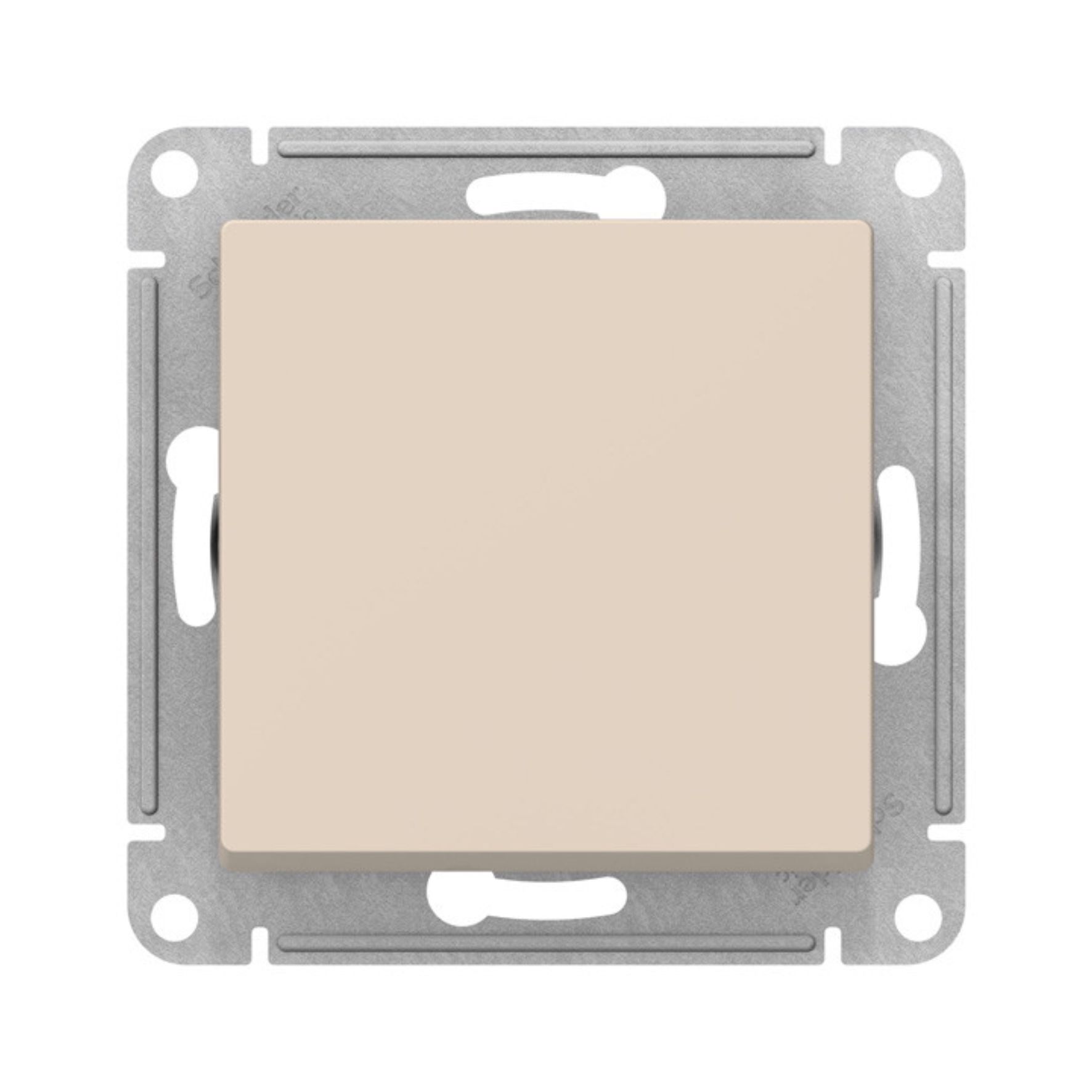 Переключатель проходной 1-кл. СП AtlasDesign 10А IP20 (сх. 6) 10AX механизм беж. SE ATN000261