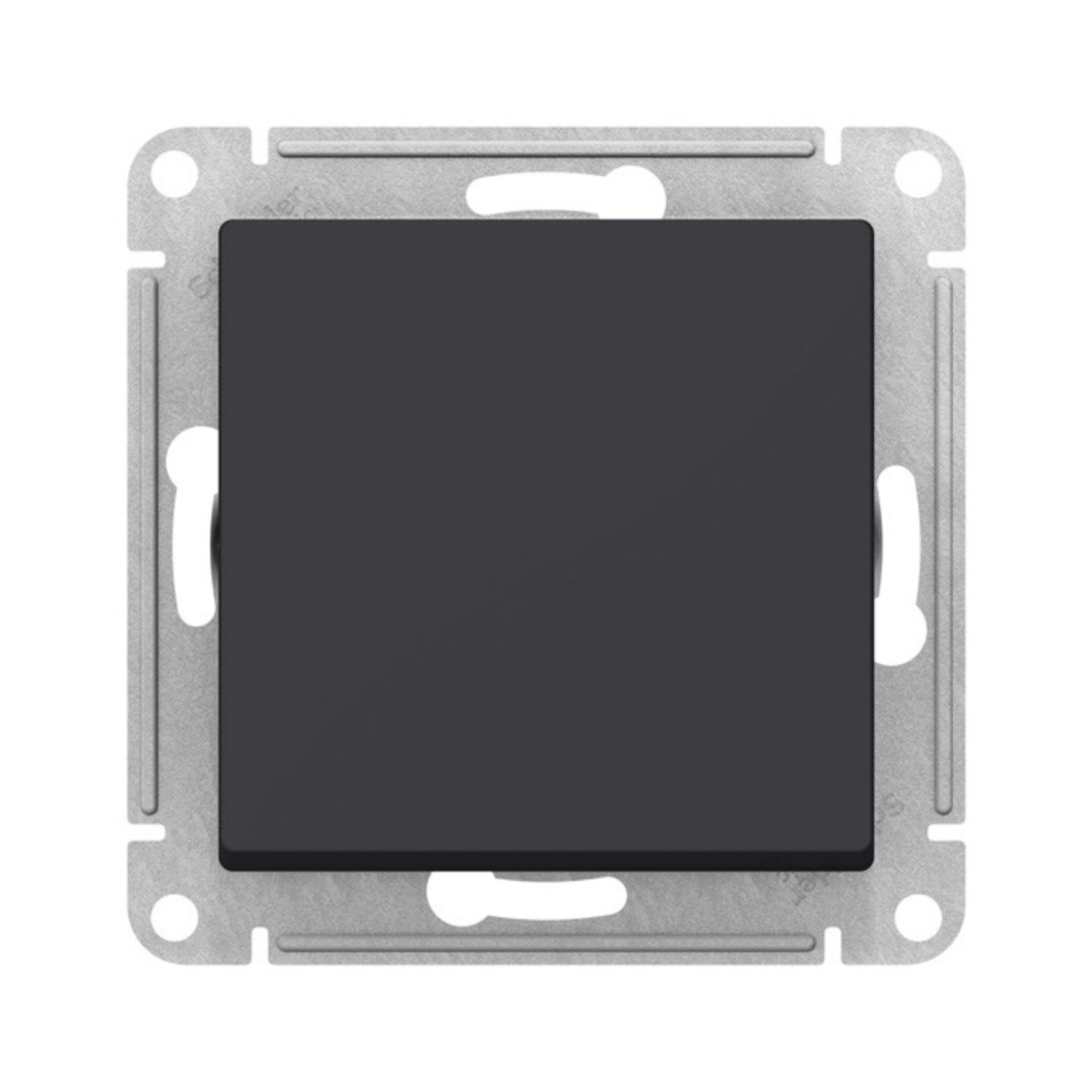 Переключатель проходной 1-кл. СП AtlasDesign 10А IP20 (сх. 6) 10AX механизм карбон SE ATN001061