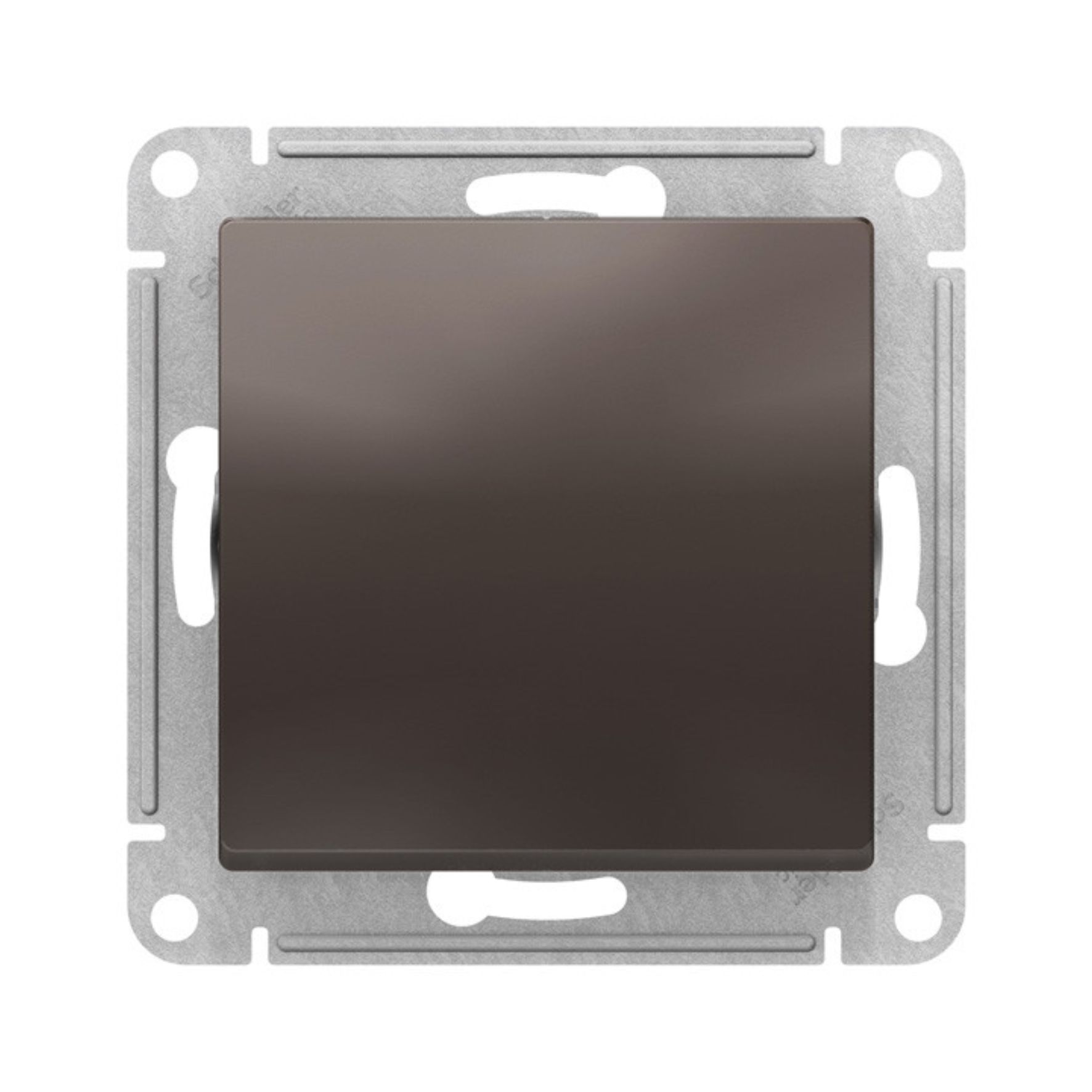 Переключатель проходной 1-кл. СП AtlasDesign 10А IP20 (сх. 6) 10AX механизм мокко SE ATN000661