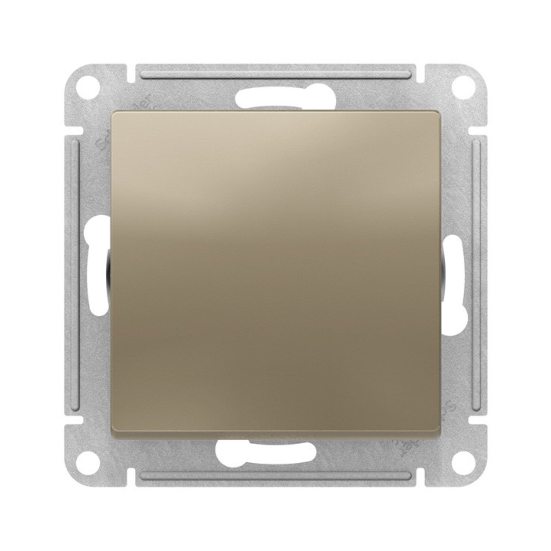 Выключатель 1-кл. СП AtlasDesign 10А IP20 (сх. 1) 10AX механизм шампань SE ATN000511