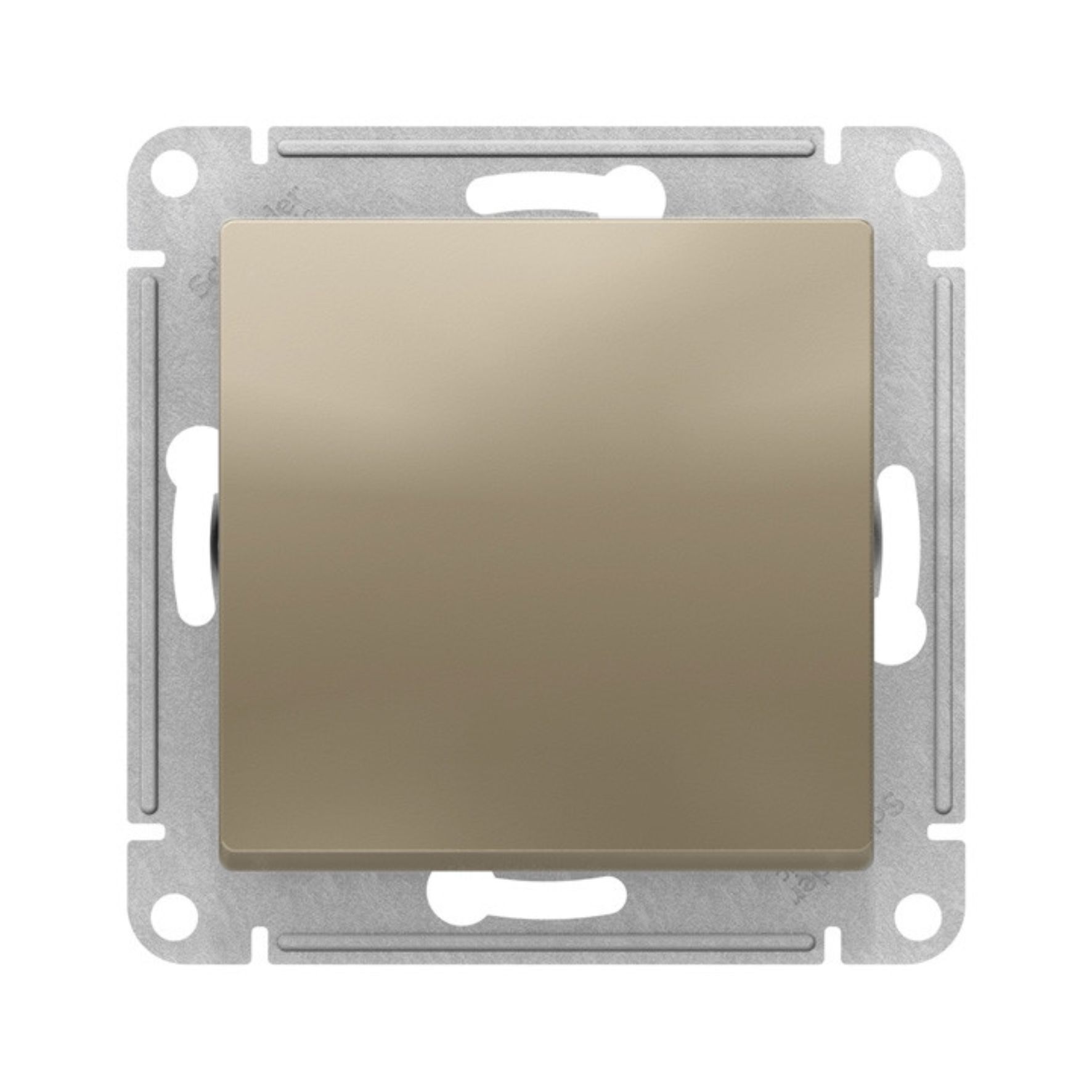 Переключатель проходной 1-кл. СП AtlasDesign 10А IP20 (сх. 6) 10AX механизм шампань SE ATN000561