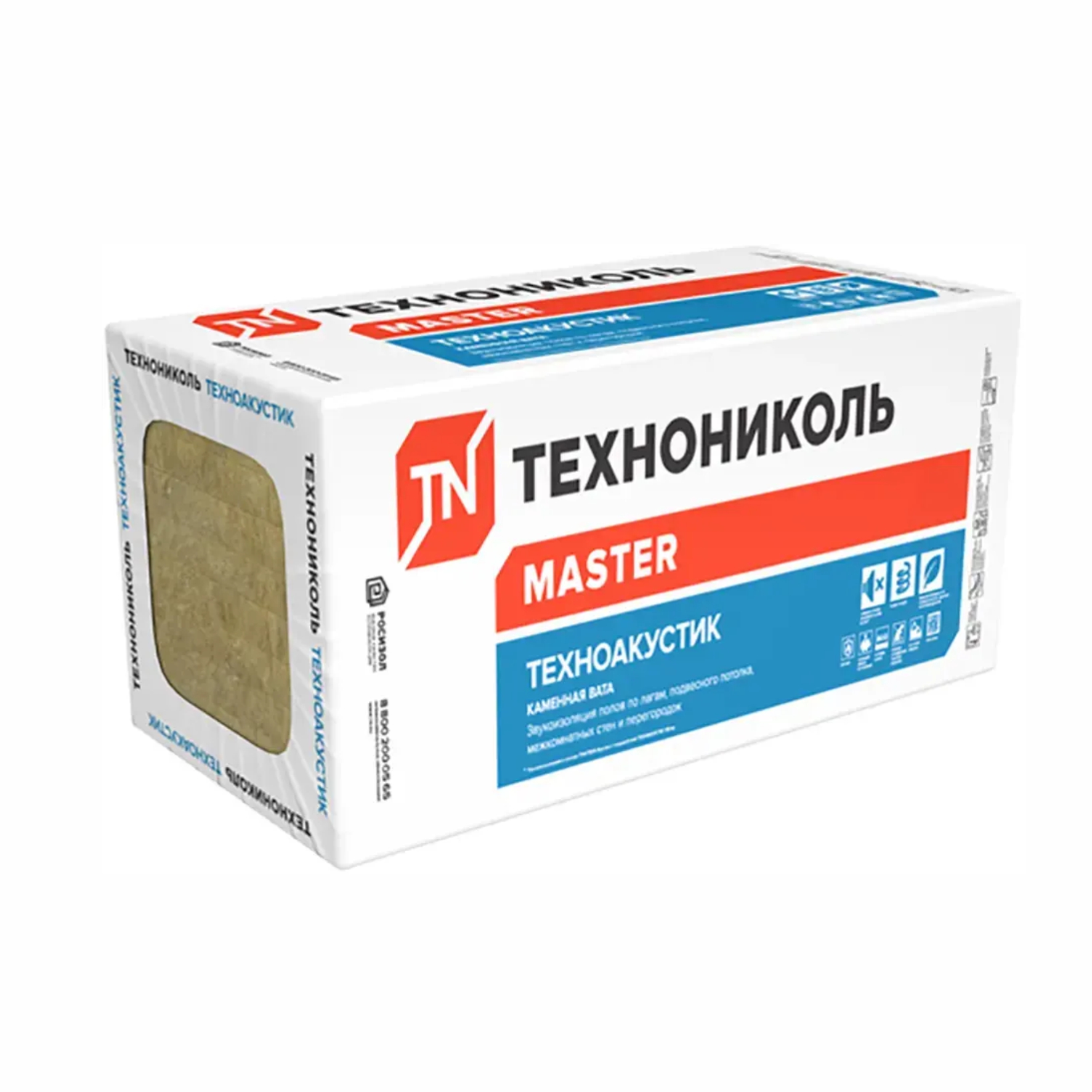 Техноакустик Master 1200х600х100 мм (4,32м2 / уп. 6 плит) 0,432м3 1/16