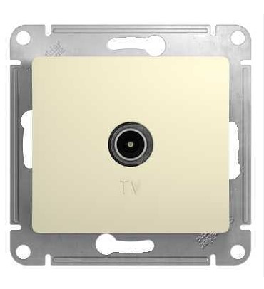 Механизм розетки TV 1-м СП Glossa 1DB беж. SchE GSL000291 RS