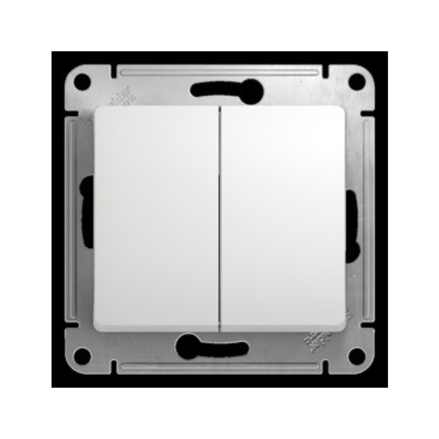 Механизм выключателя 2-кл. СП Glossa 10А IP20 (сх. 5) 10AX бел. SchE GSL000151 RS