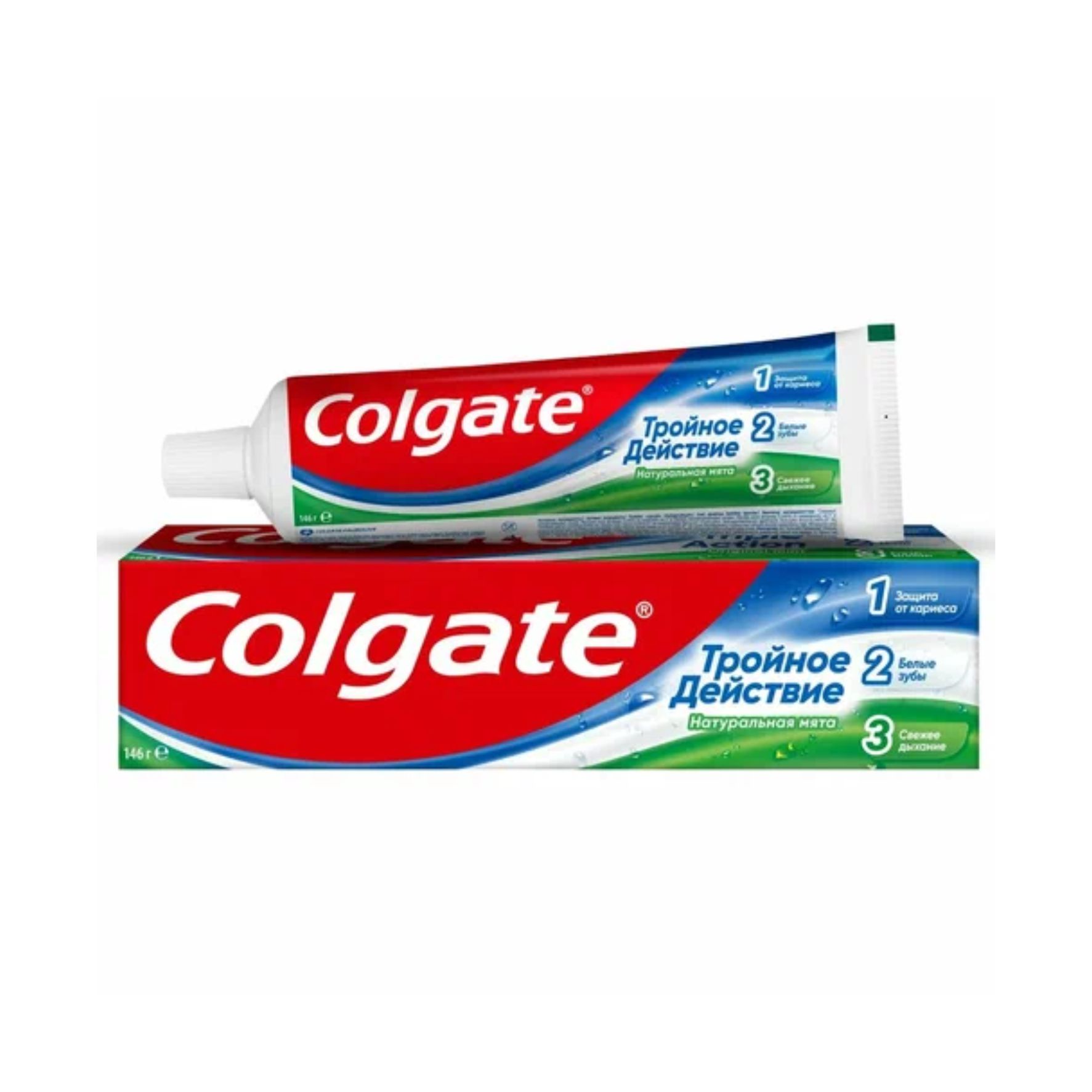 Зубная паста Colgate Тройное действие Натуральная мята 100г