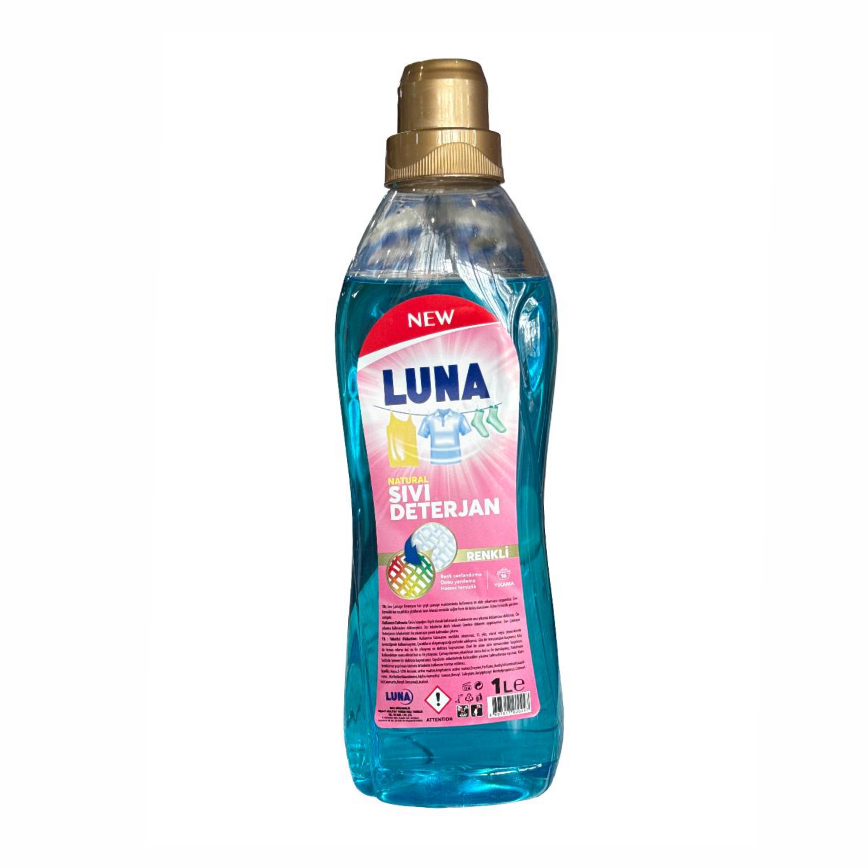 Гель для стирки Luna для цветного 1л 0023