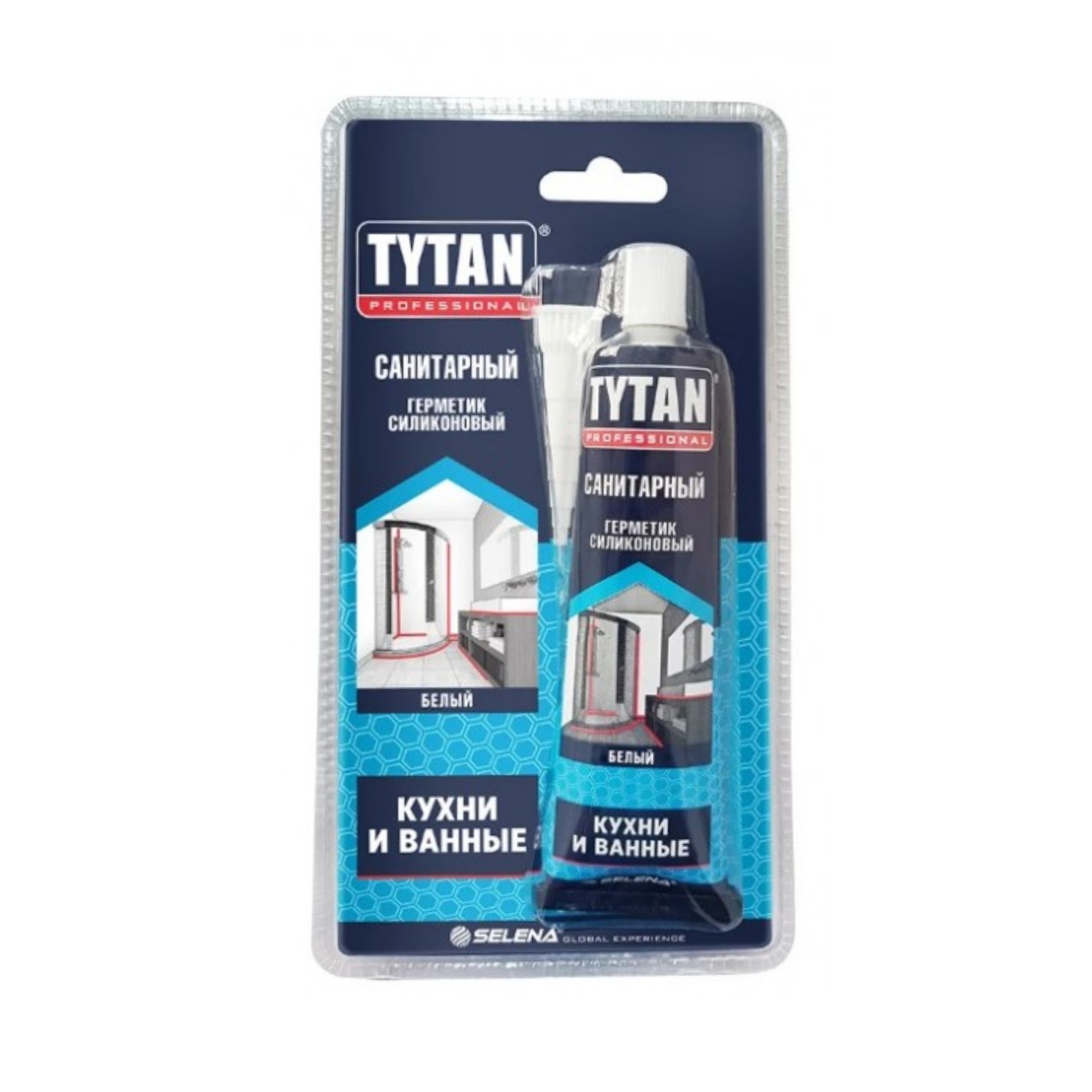 Герметик Tytan Professional Силиконовый Санитарный 85мл. (белый) 17601