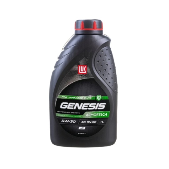 Масло моторное 5W-30, 1л (синтетика), Лукойл Genesis Armortech JP (бензин, дизель)