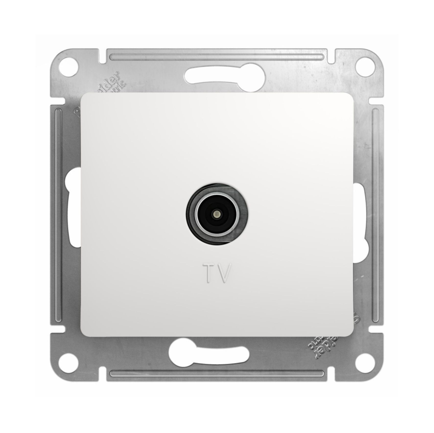 Механизм розетки TV звезда 1-м СП Glossa 1DB бел. SchE GSL000193