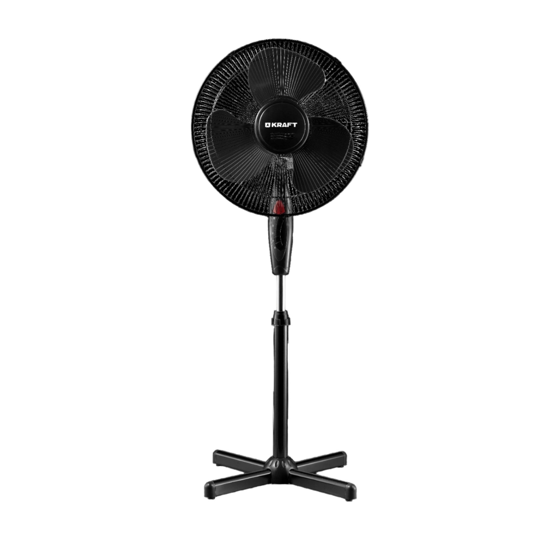 Вентилятор напольный KRAFT KF-FS40-1621BL черный