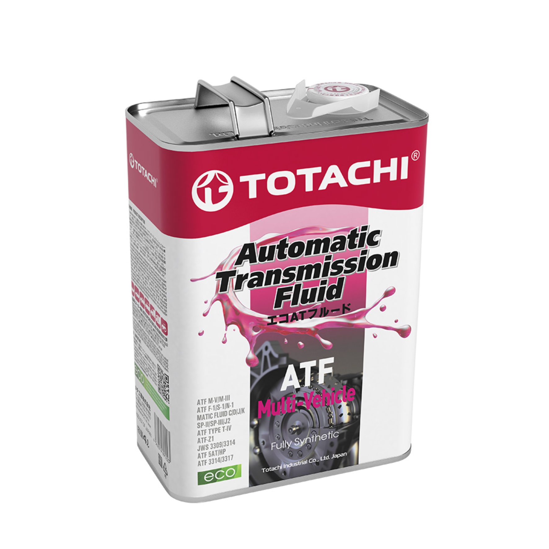 Масло трансмиссионное ATF MULTI-VEHICLE, 4 л Totachi