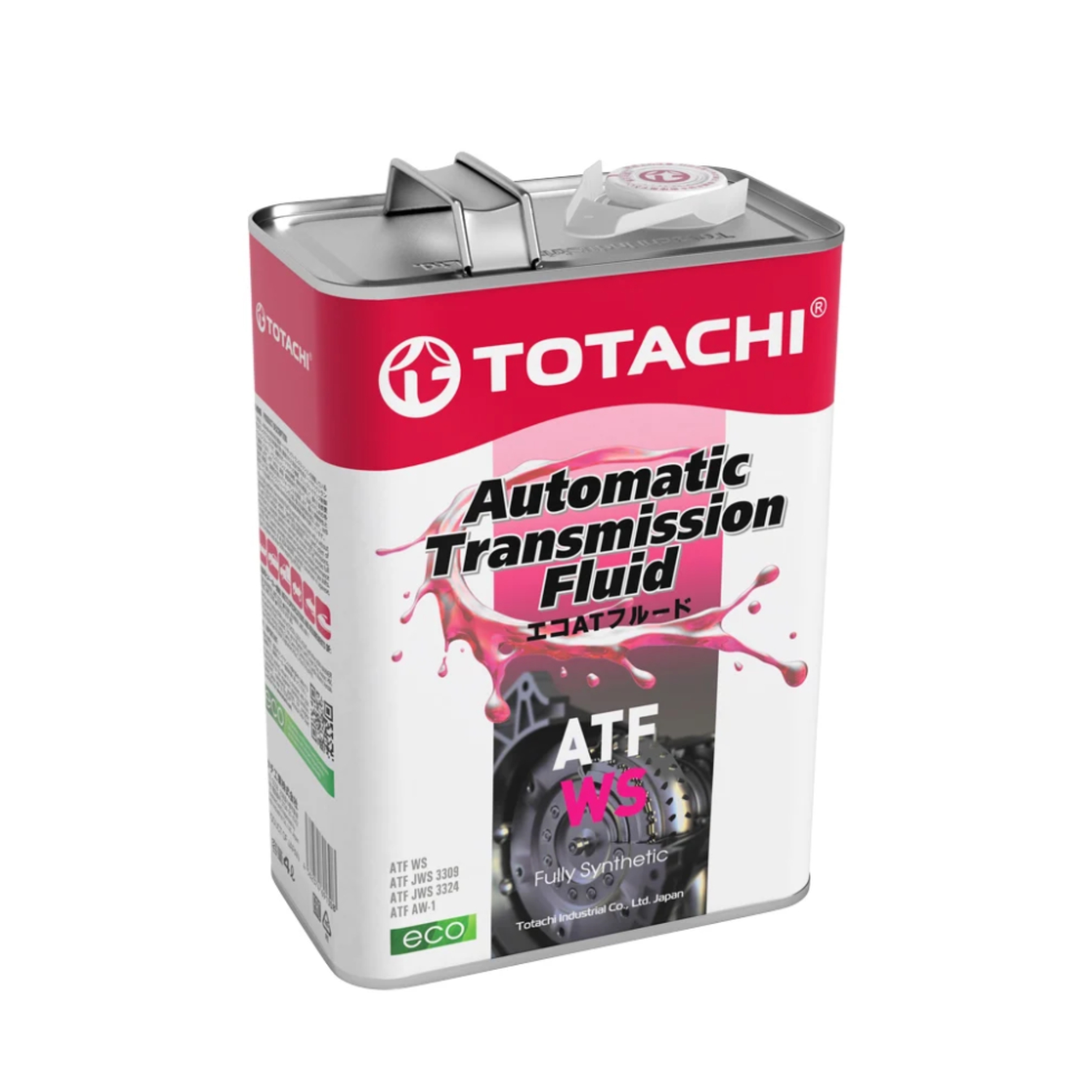 Масло трансмиссионное ATF TYPE WS, 4 л Totachi