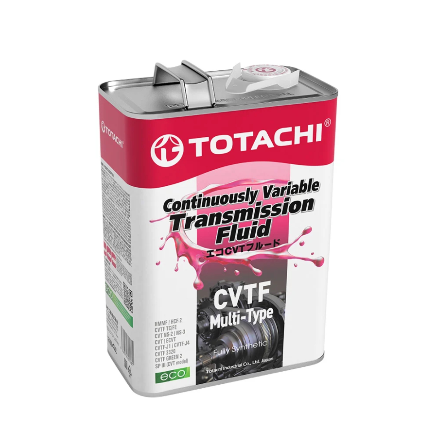 Масло трансмиссионное CVTF MULTI-TYPE, 4 л Totachi