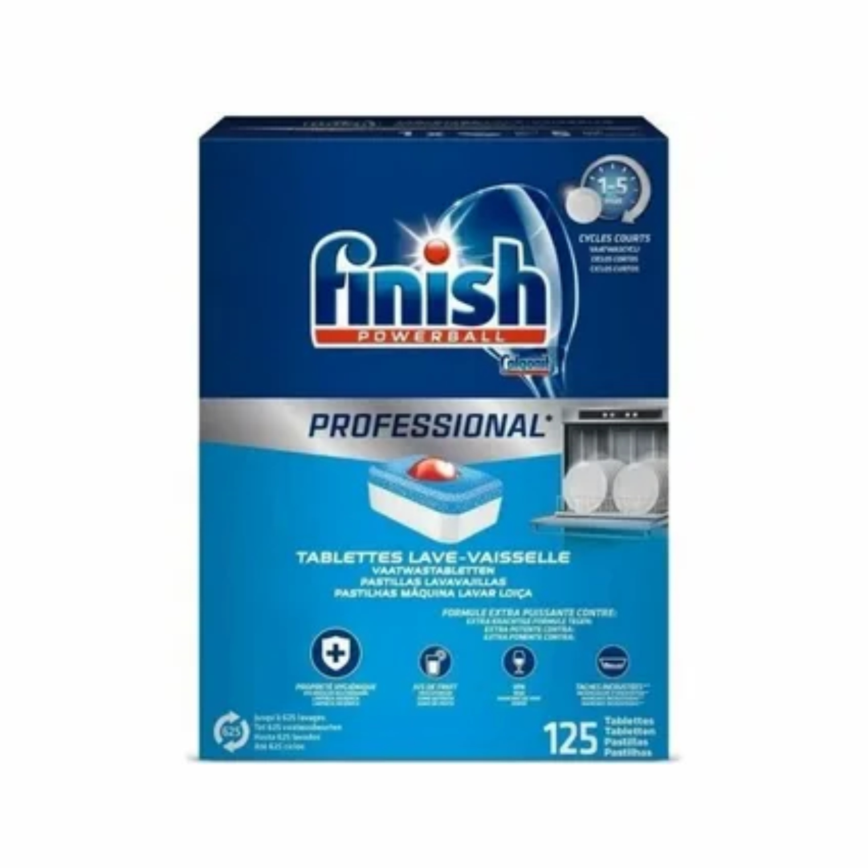 Таблетки для посудомоечных машин Finish (125шт.)