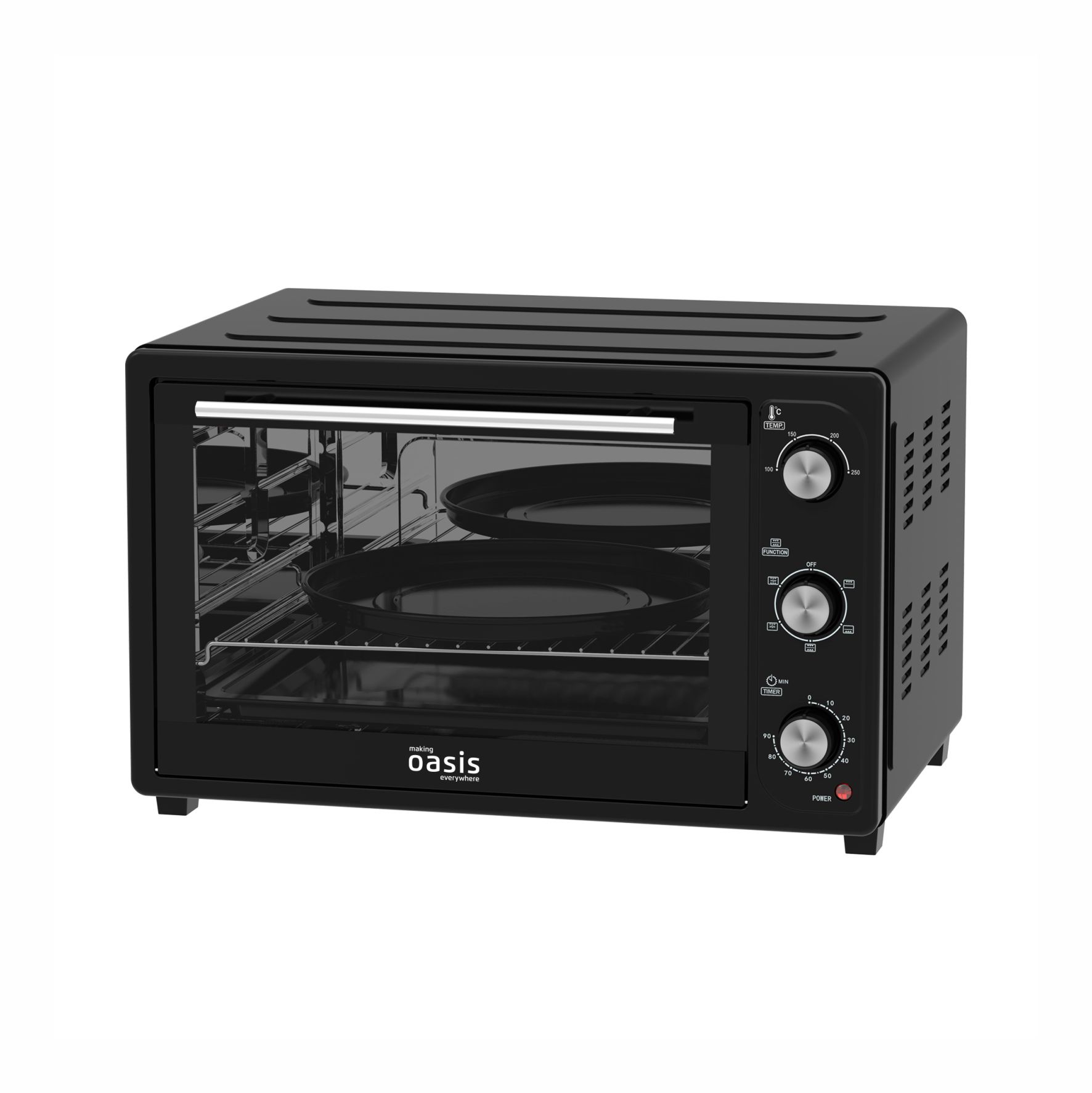Мини-печь 70л черный making Oasis everywhere M-70СВ2
