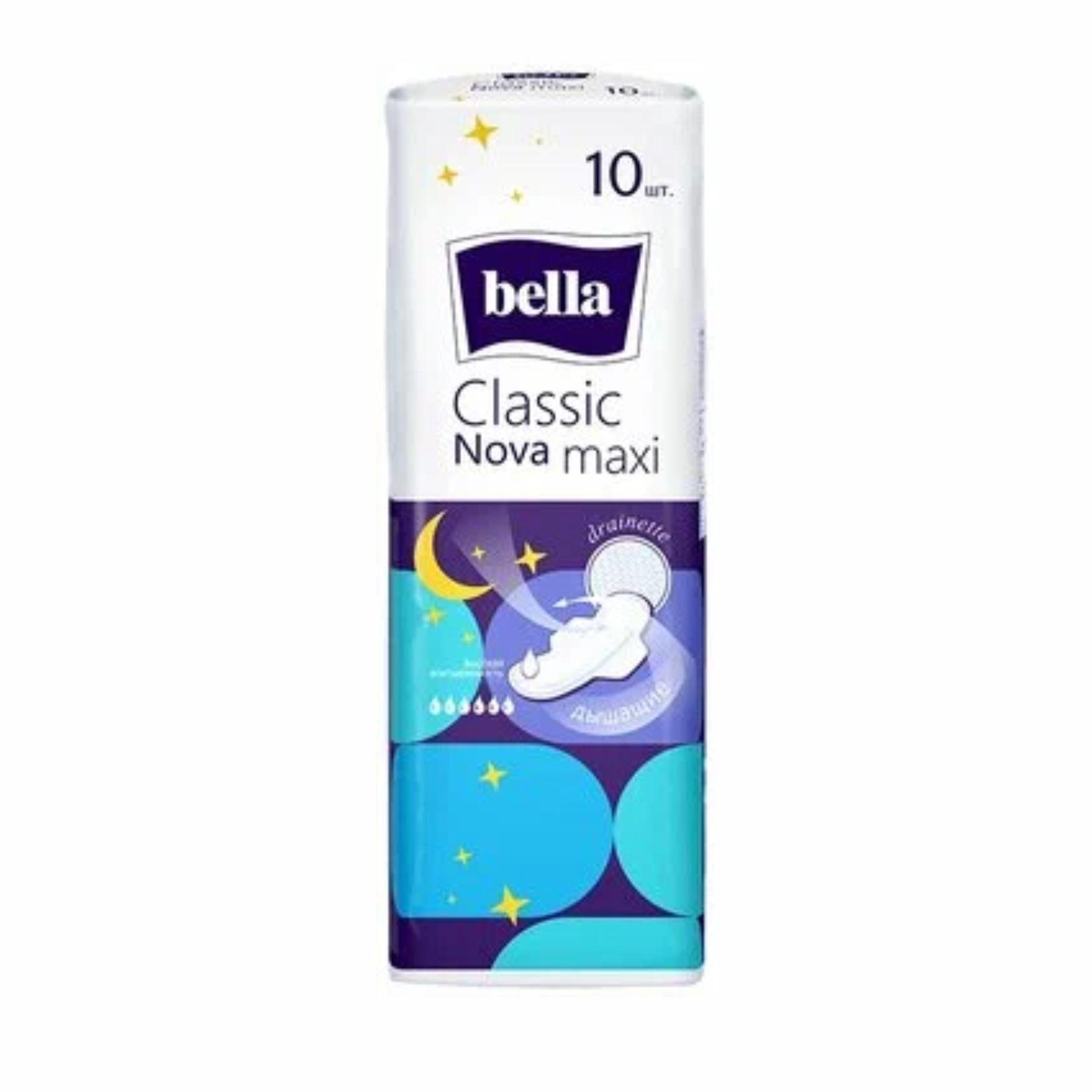 Прокладки Bella Nova Classic Maxi 10шт. (5к.) MW10-Е04