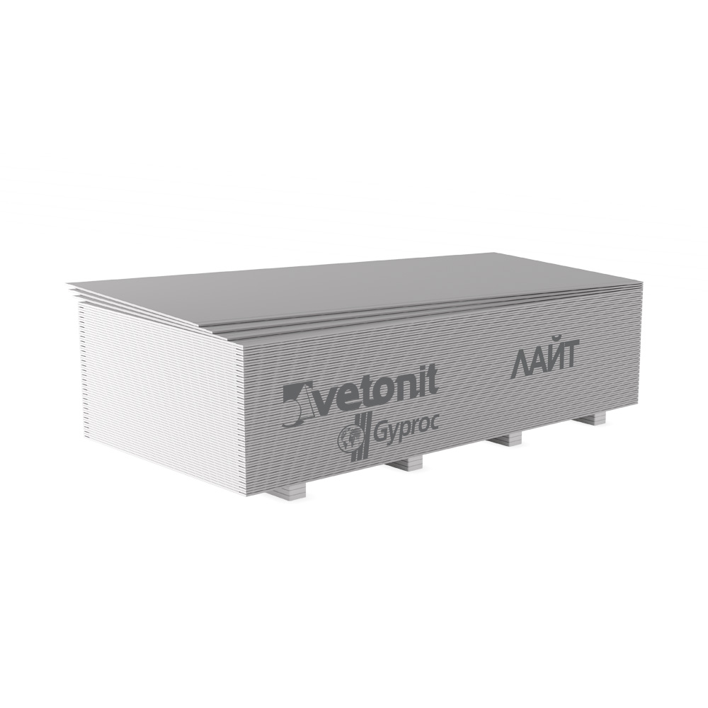 ГКЛ 9,5мм х 2500 х 1200 Vetonit/66