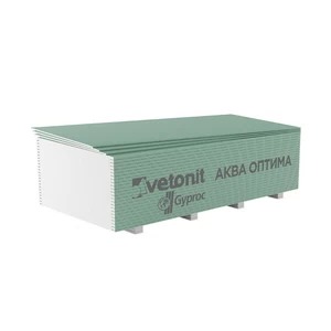 ГКЛ влагостойкий 12,5мм х 2500 х 1200 Vetonit/50