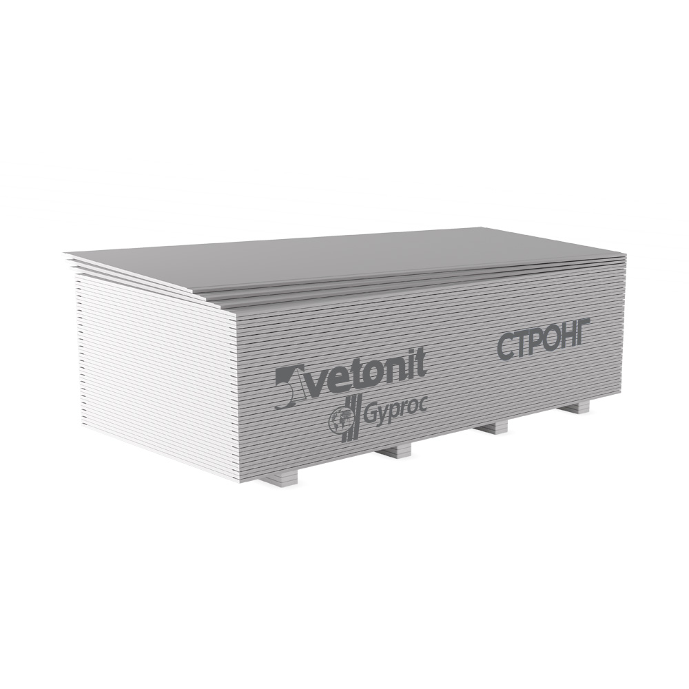 ГКЛ 15мм х 2500 х 1200 Vetonit/46
