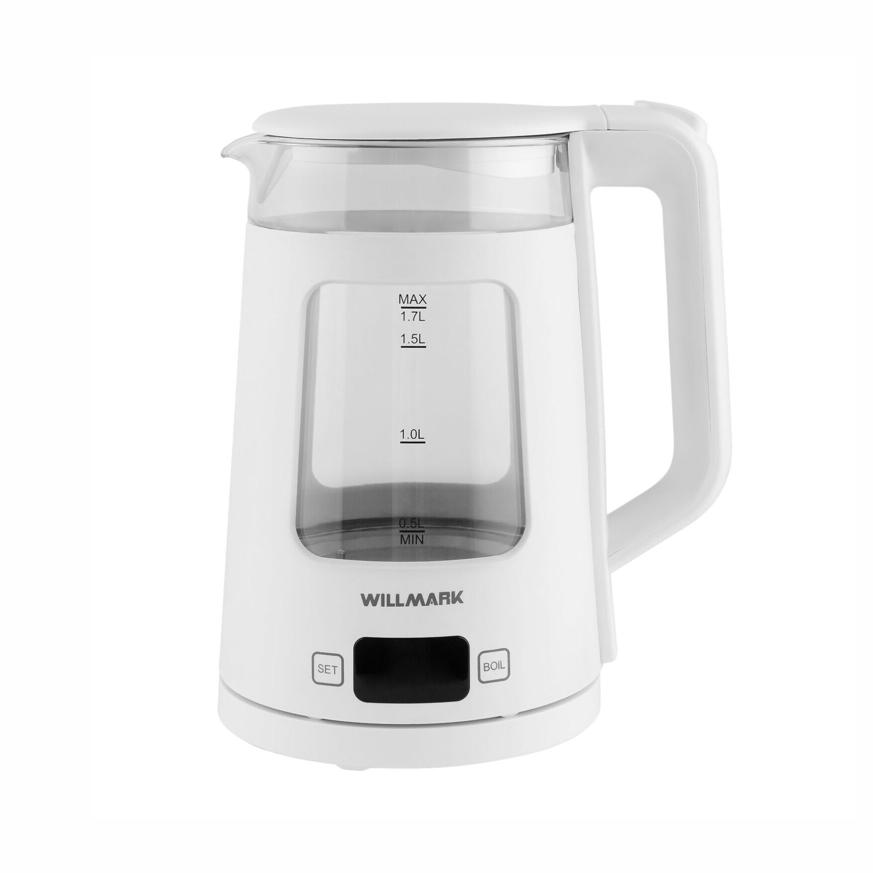 Чайник WILLMARK WEK-1720DW белый с регулировкой температуры