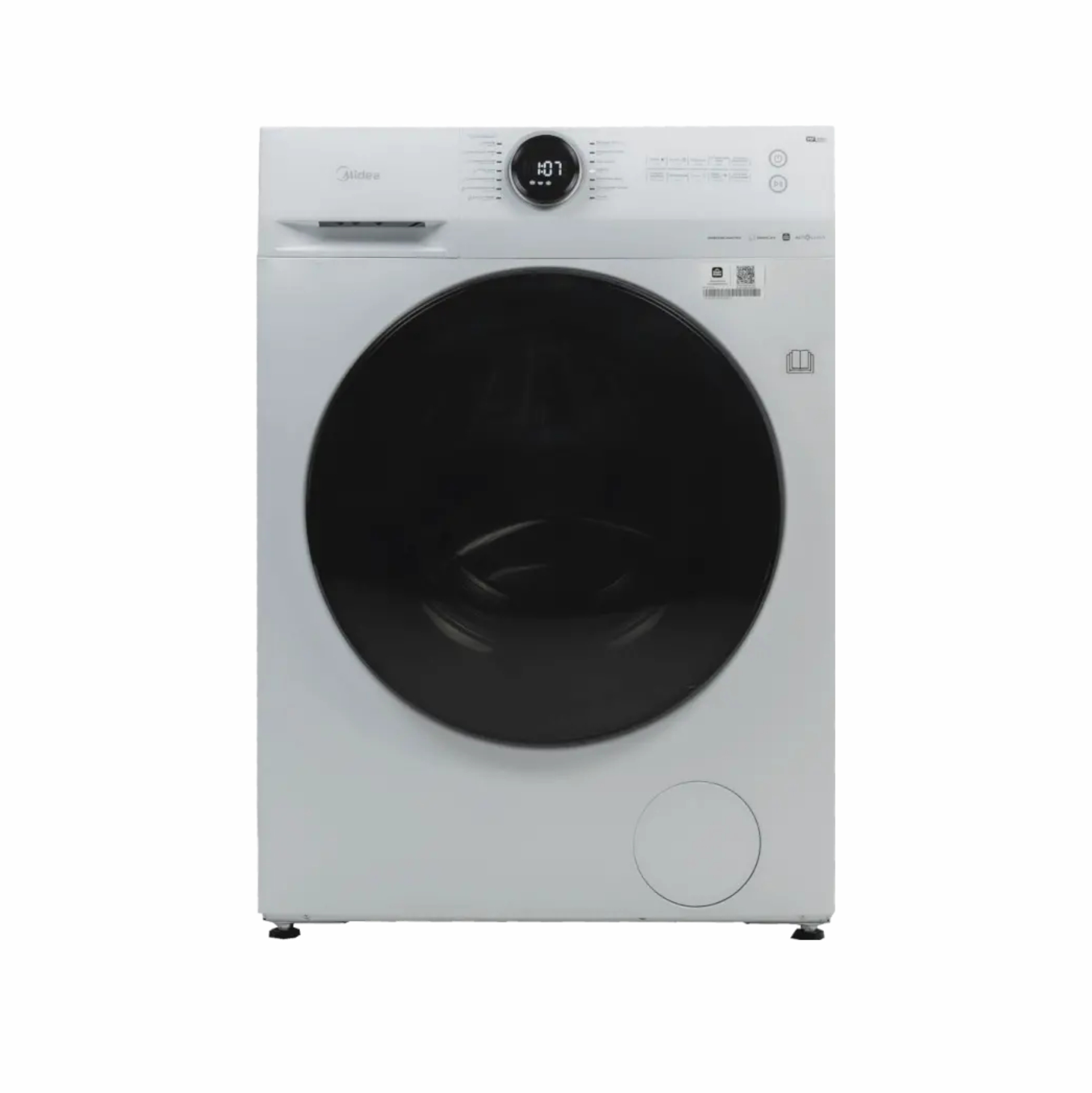 Стирально-сушильная машина 8кг Midea MF200D80WB/W-C с дисплеем белая инверторная