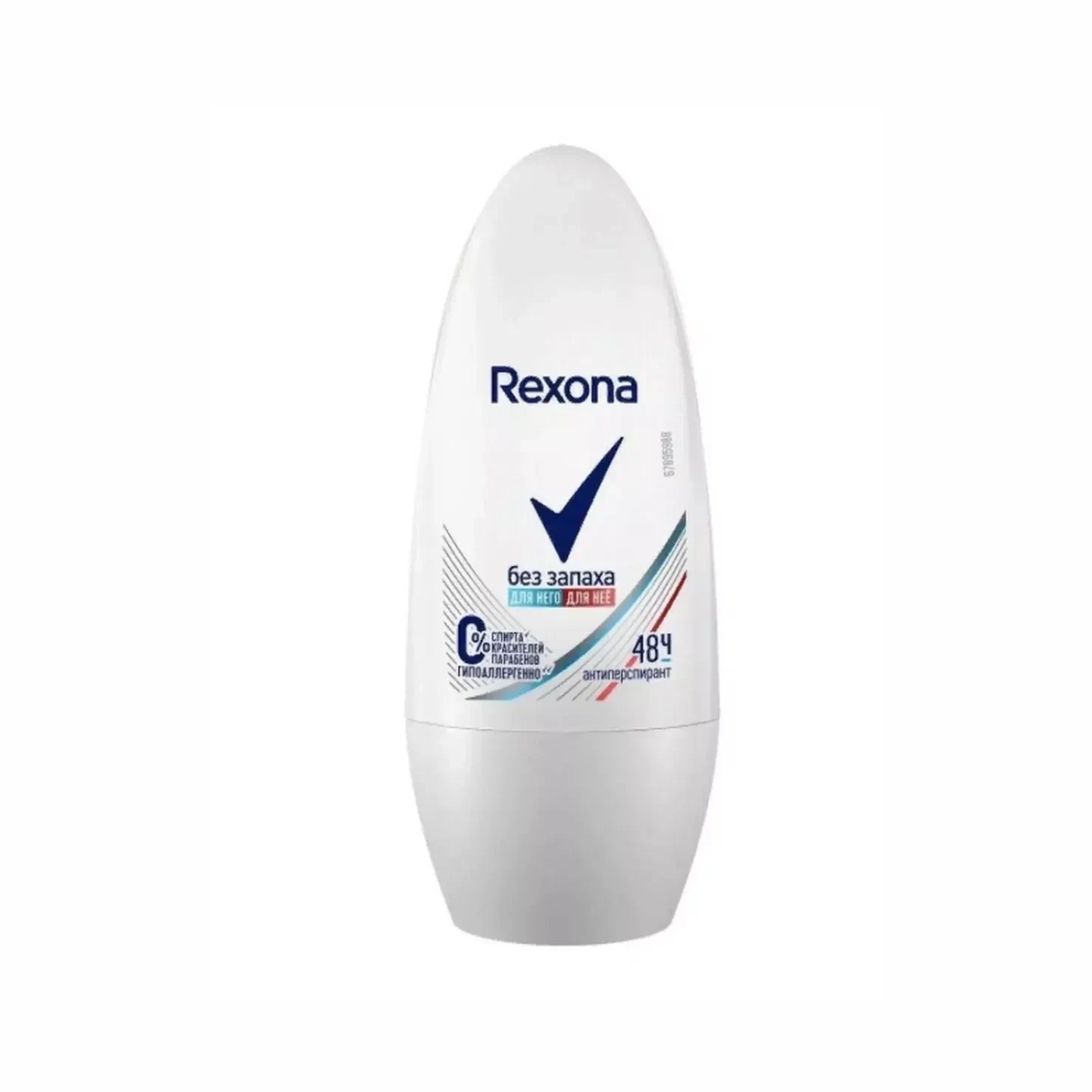 Дезодорант Rexona без запаха, ролл 50мл