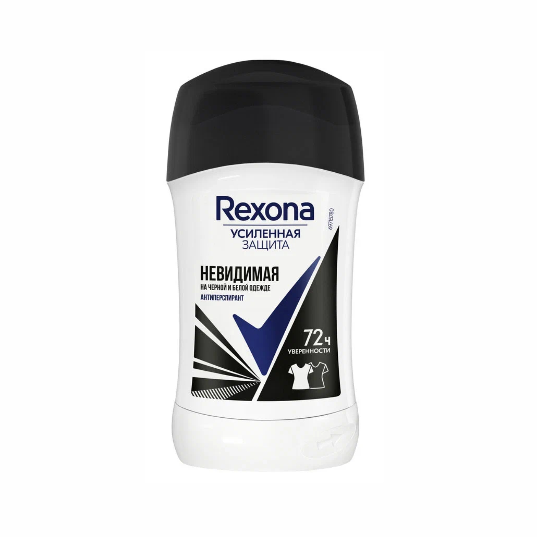 Дезодорант Rexona Невидимый на черном и белом, стик 40мл