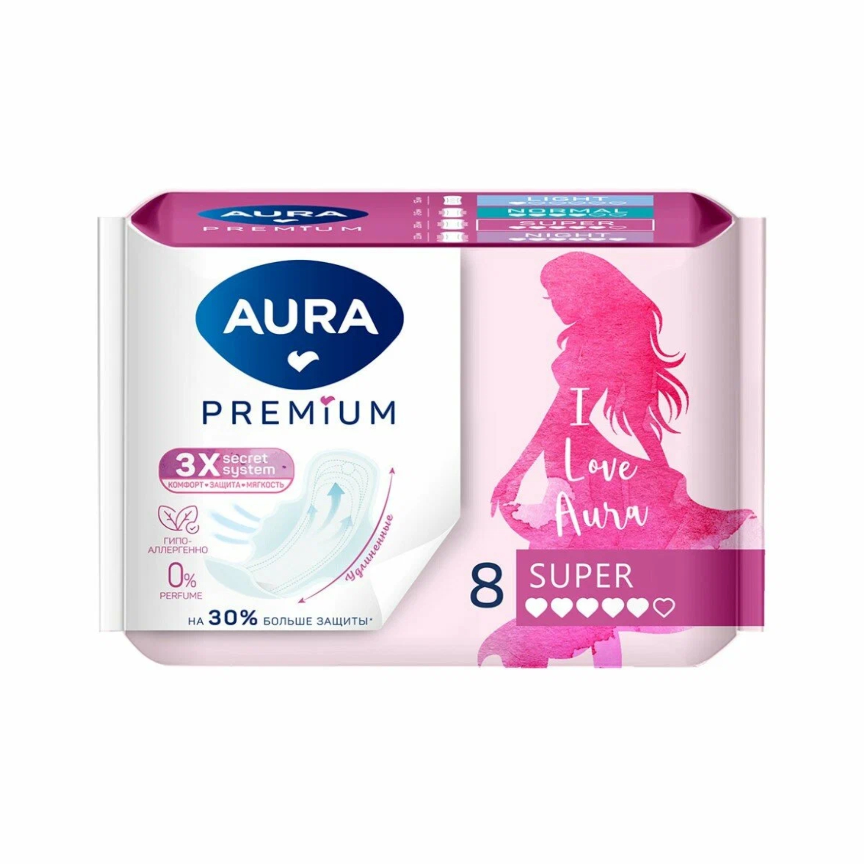 Прокладки женские Aura Super 8шт. 58731