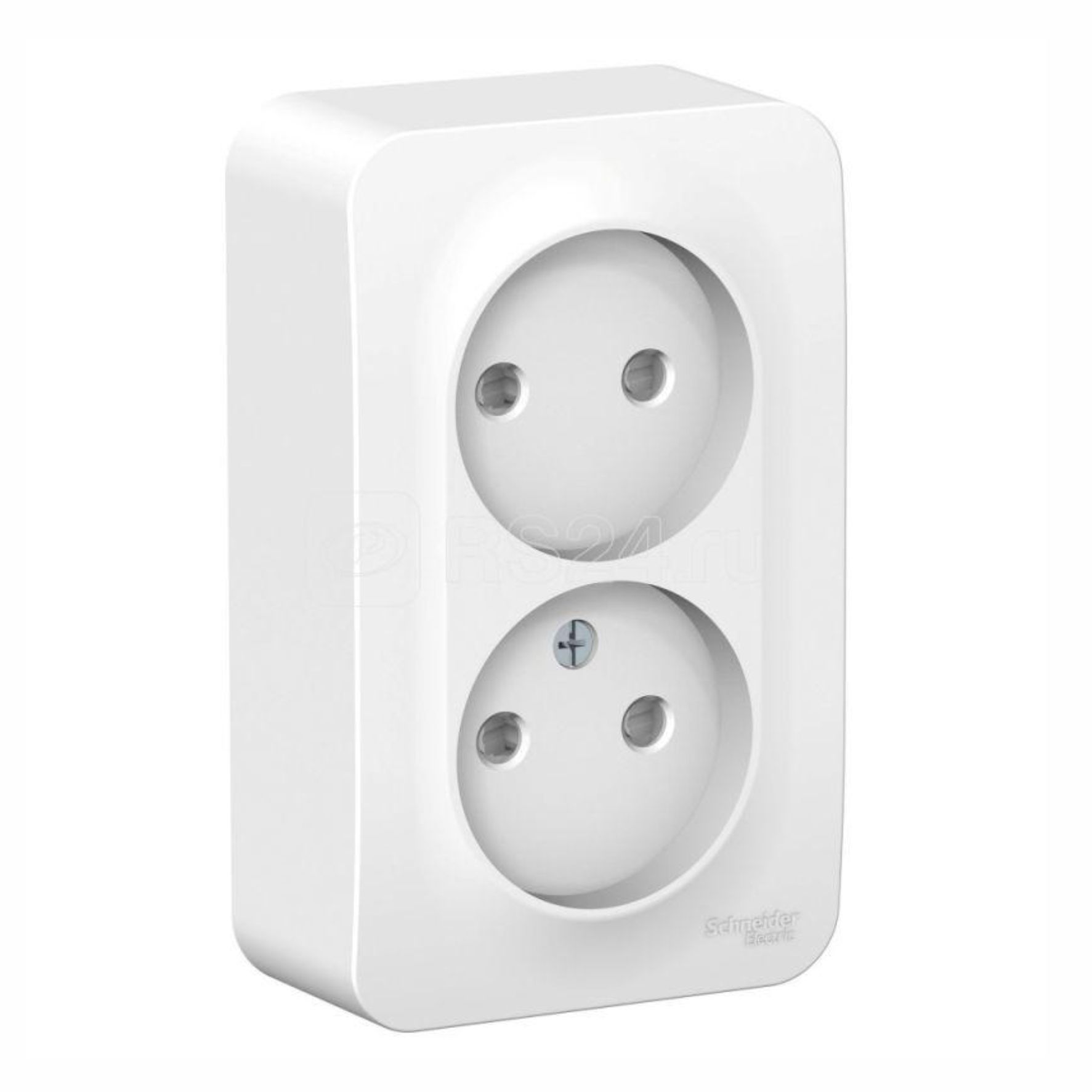 Розетка 2гн без З/К о/у белый 16А IP20 Blanca Systeme Electric (1/10)