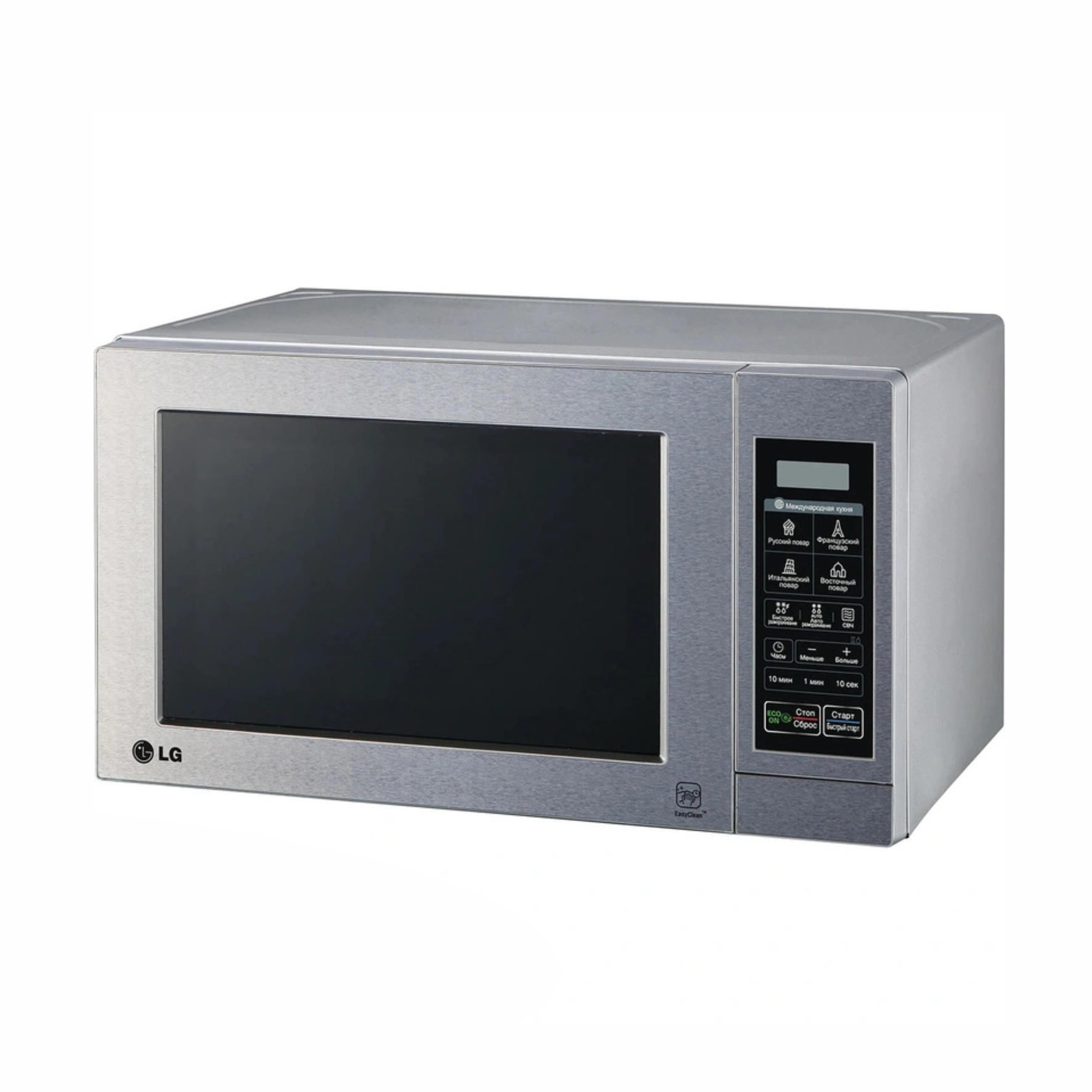 Печь микроволновая 20л серебристо-черный LG MS2044V соло